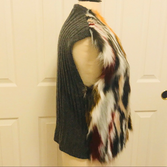 Anthropologie Vivid Faux Fur Vest - Picture 3 of 5